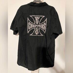 West Coast Choppers Button Front Mechanic Shirt